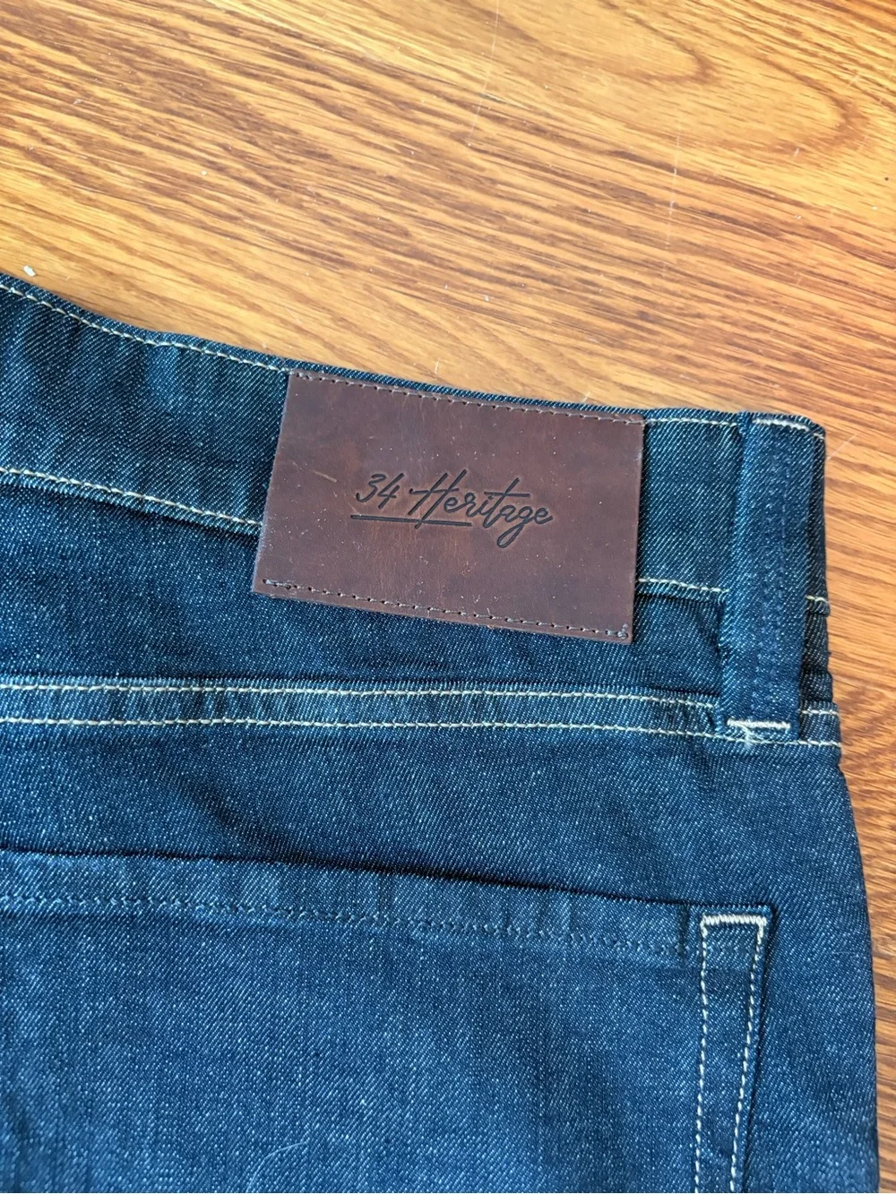 34 Heritage Charisma Jeans Men’s 34x34 Dark Wash Comfort Stretch Straight Leg